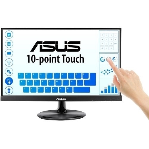 Front of touchscreen monitor