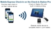 Mobile Express Check-In on the Check-In Station Pro